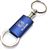 Dodge Ram Navy Blue Logo Metal Aluminum Valet Pull Apart Key Chain Ring Fob