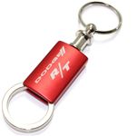 Dodge R/T Red Logo Metal Aluminum Valet Pull Apart Key Chain Ring Fob