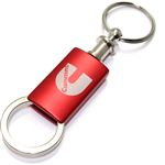 Dodge Cummins Red Logo Metal Aluminum Valet Pull Apart Key Chain Ring Fob