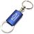 Chevrolet Bowtie Blue Logo Metal Aluminum Valet Pull Apart Key Chain Ring Fob