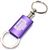 Jeep Grille Purple Logo Metal Aluminum Valet Pull Apart Key Chain Ring Fob