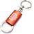 Jeep Grille Orange Logo Metal Aluminum Valet Pull Apart Key Chain Ring Fob