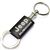 Jeep Rubicon Black Logo Metal Aluminum Valet Pull Apart Key Chain Ring Fob