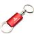 Mitsubishi Red Logo Metal Aluminum Valet Pull Apart Key Chain Ring Fob