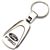 Genuine Ford F-350 Logo Metal Chrome Tear Drop Key Chain Ring Fob