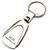 Genuine Chevrolet Camaro RS Logo Metal Chrome Tear Drop Key Chain Ring Fob