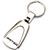 Genuine Dodge SRT8 Logo Metal Chrome Tear Drop Key Chain Ring Fob