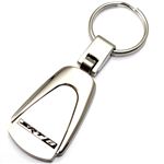 Genuine Dodge SRT8 Logo Metal Chrome Tear Drop Key Chain Ring Fob