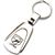Genuine Dodge Viper Logo Metal Chrome Tear Drop Key Chain Ring Fob