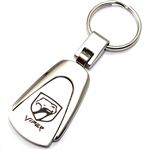 Genuine Dodge Viper Logo Metal Chrome Tear Drop Key Chain Ring Fob