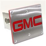 GMC Logo Tow 2" Receiver Hitch Cover Rear Brushed Stainless Steel Plug 