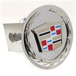 Cadillac Logo Chrome Tow 2" Receiver Hitch Cover Real Stainless Steel Plug