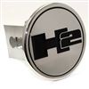 Hummer H2 Logo Chrome Tow 2" Receiver Hitch Cover Real Stainless Steel Plug 