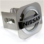 Nissan Logo Chrome Tow 2" Receiver Hitch Cover Real Stainless Steel Plug