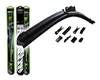 Premium 22" Frameless Flexible Rubber Windshield Wiper Blade w/Universal Adapter