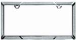 Silver Chrome ABS Bling Crystals License Plate Frame for Car-Truck Front or Rear