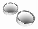 2x 2" Chrome Blind Spot Wide Side Rear View Round Mirrors for Auto-Car-Truck