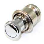 Universal Chrome 12V Cigarette Pop Out Lighter Socket Ash Tray Knob for Auto-Car