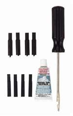 Tubeless Rubber Tire Repair Kit - Plug Patches/Inserting Tool/Glue Cement