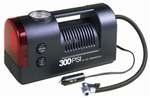 300-PSI Compact Portable 12V Air Compressor Tire Pump-Light for Auto-Car-Truck