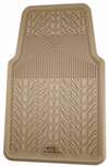 1 Universal Tan All-Weather Rubber Interior Front Floor Mat for Auto-Car-Truck