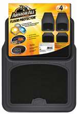 4 Armor All Tan Rubber All-Weather Interior Floor Mats Set for Auto-Car-Truck