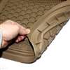 4 Premium Tan All-Weather Rubber Interior Floor Mats Set for Auto-Car-Truck