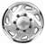 16" Premium Truck Silver/Chrome Wheel/Rim Hub Caps Covers w/Bolt Nuts - Set of 4