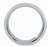 15" Premium Car Silver Chrome Wheel/Rim Hub Caps Covers Rings - Set of 4