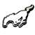 Ford Mustang Pony Logo Chrome 3D Emblem-Badge for Car-Truck hood, fender, trunk