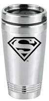 Premium Superman Logo Silver Stainless Steel Travel Coffee Tea Mug Cup Tumbler