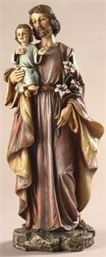 St. Joseph with Child Statue - 10.5"