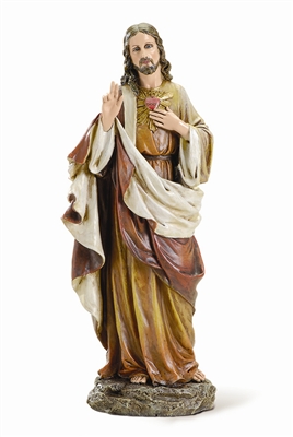 Sacred Heart of Jesus Statue - 10.25"