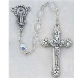 Rosary April Crystal (Birthstone)