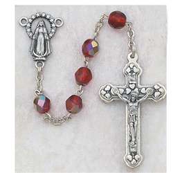 Rosary July Ruby (Birthstone)