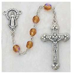 Rosary November Topaz (Birthstone)