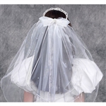 Fist Communion Veil - Regency Wreath