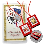 Scapular Red Five Fold