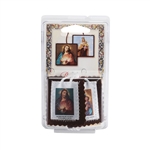 Scapular Brown with White Cord