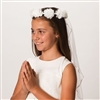 First Communion Veil "Emily" - 30"