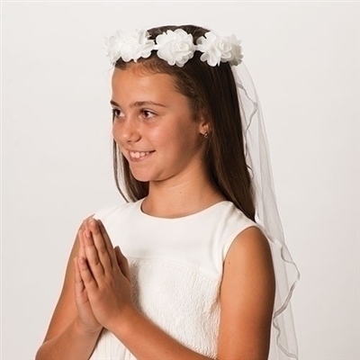 First Communion Veil "Emily" - 30"