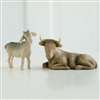 Willow Tree - Nativity Ox and Goat Set