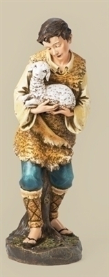 Shepherd & Lamb (For 39" Full-Color Nativity)