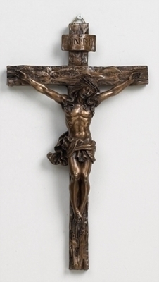 Bronze Wall Crucifix
