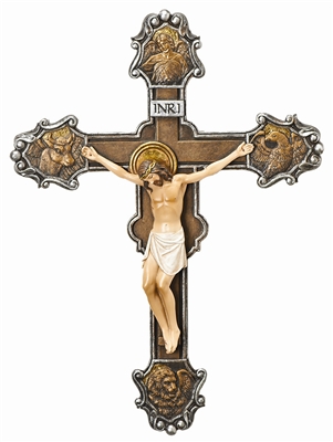 Evangelist Crucifix (10")