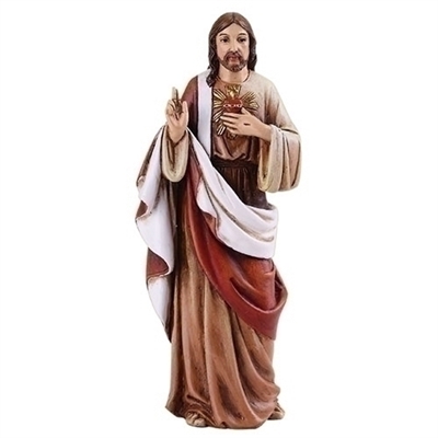 Statue - Sacred Heart of Jesus (4")