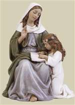 Statue - St. Anne with Mary (4")