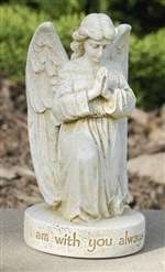 Statue - Memorial Praying Angel with Inscription (5.5")