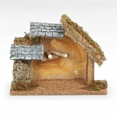 Fontanini - Stable Only, Italian Style, 9.5" Stable for 5" Nativity