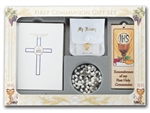 First Communion Gift Set 6-pc Girl Blessed Trinity Missal  Edition